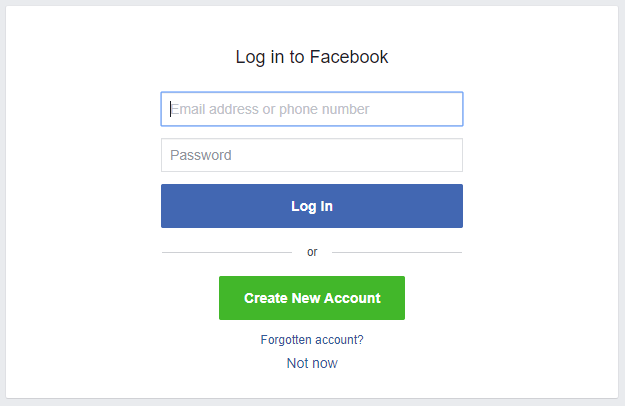 facebook popup